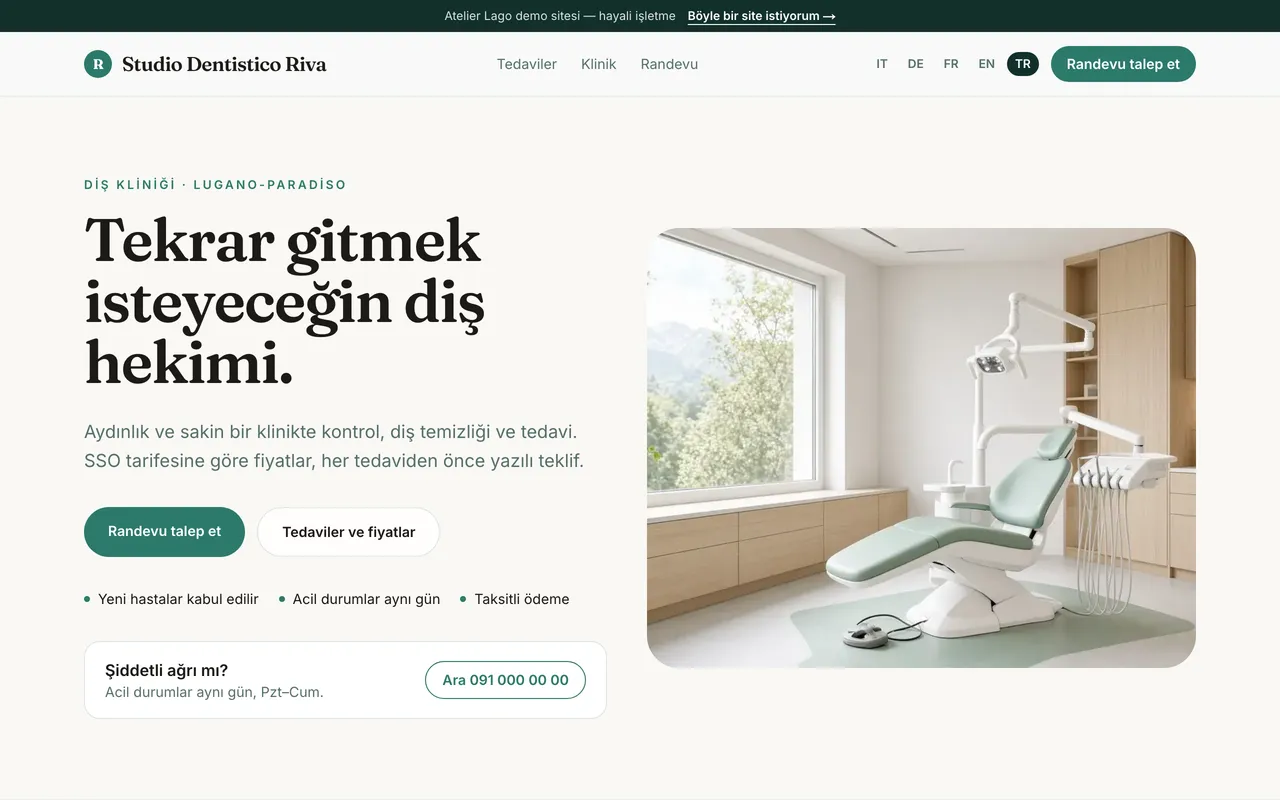 Diş hekimi · Studio Riva