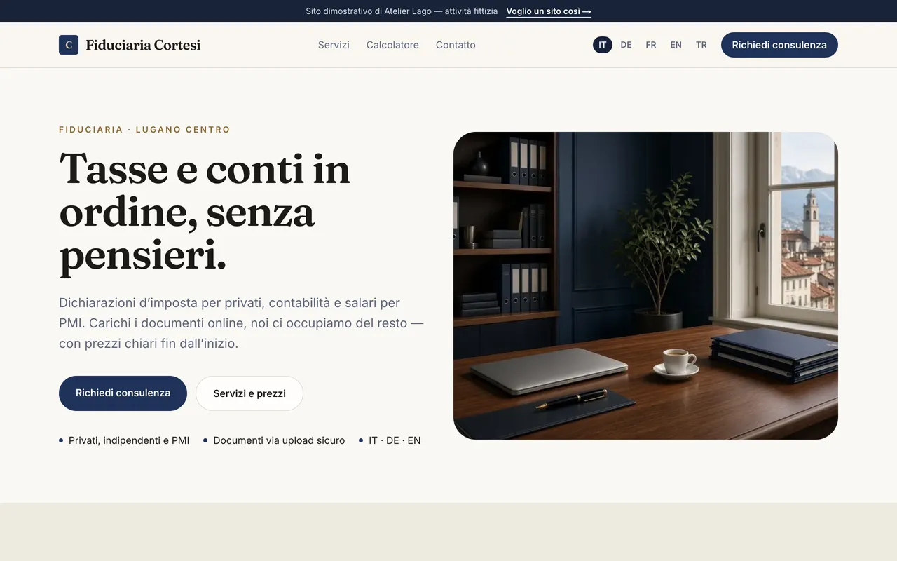 Fiduciaria · Cortesi