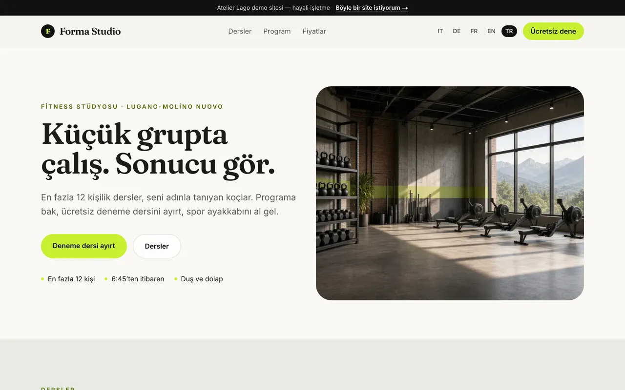 Spor salonu · Forma Studio